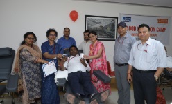 NHPC organises Blood Donantion Camp on 14.06.2023 at NHPC Corporate Office