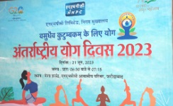 NHPC celebrates Internation Yoga Day-2023